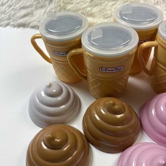 Ice Cream Magic Ice-Cream Maker Set of 6 W/ Spoons Activity As Seen on TV - Picture 3 of 9